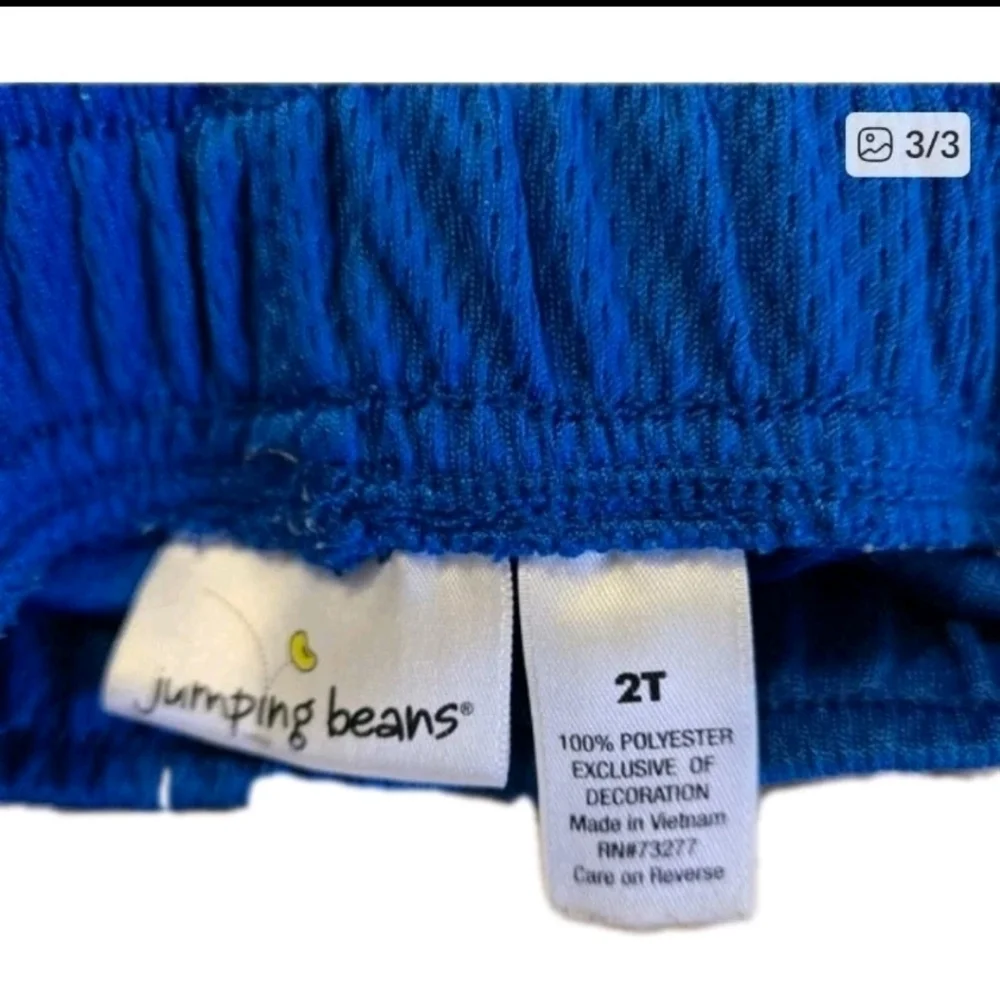 Jumping Beans Toddler Boys Blue Mesh Athletic Shorts - Size 2T